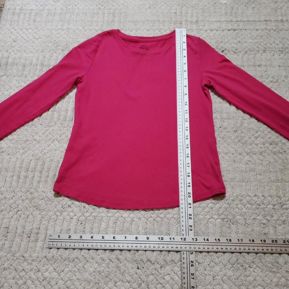 Wonder Nation Girls Long Sleeve Top – Size Large (10/12) – Pink - Picture 8 of 10